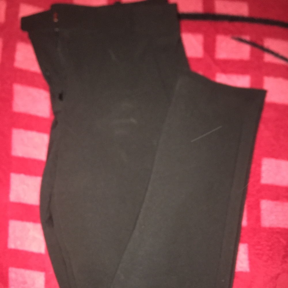 black trousers